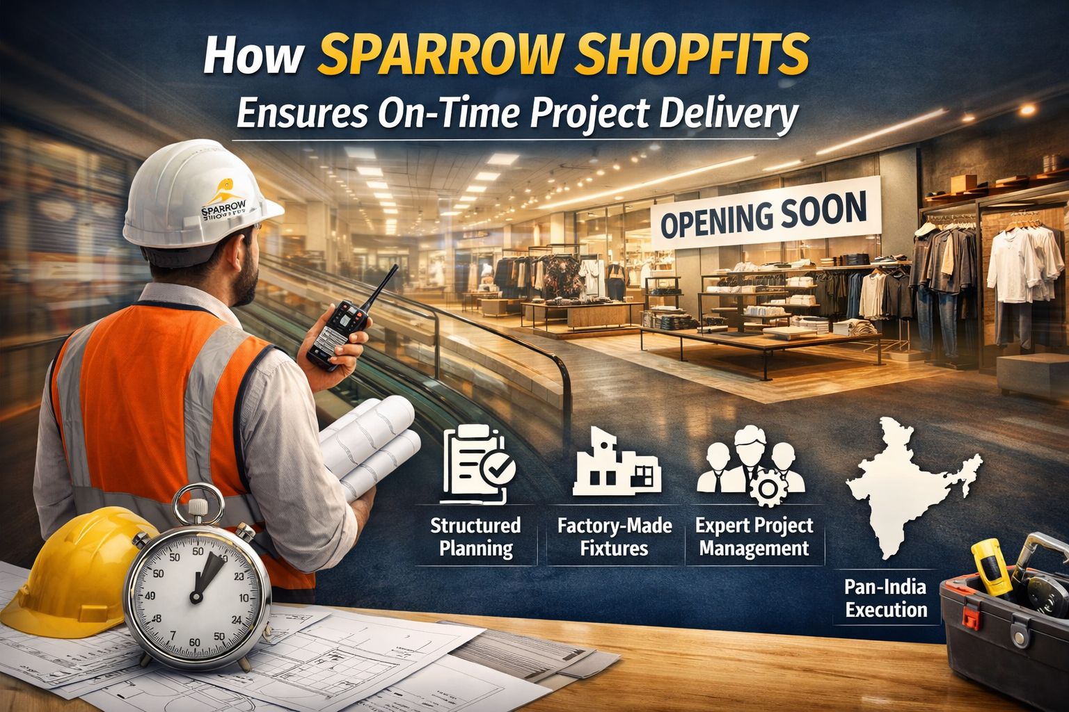 How Sparrow Shopfits Ensures On-Time Project Delivery