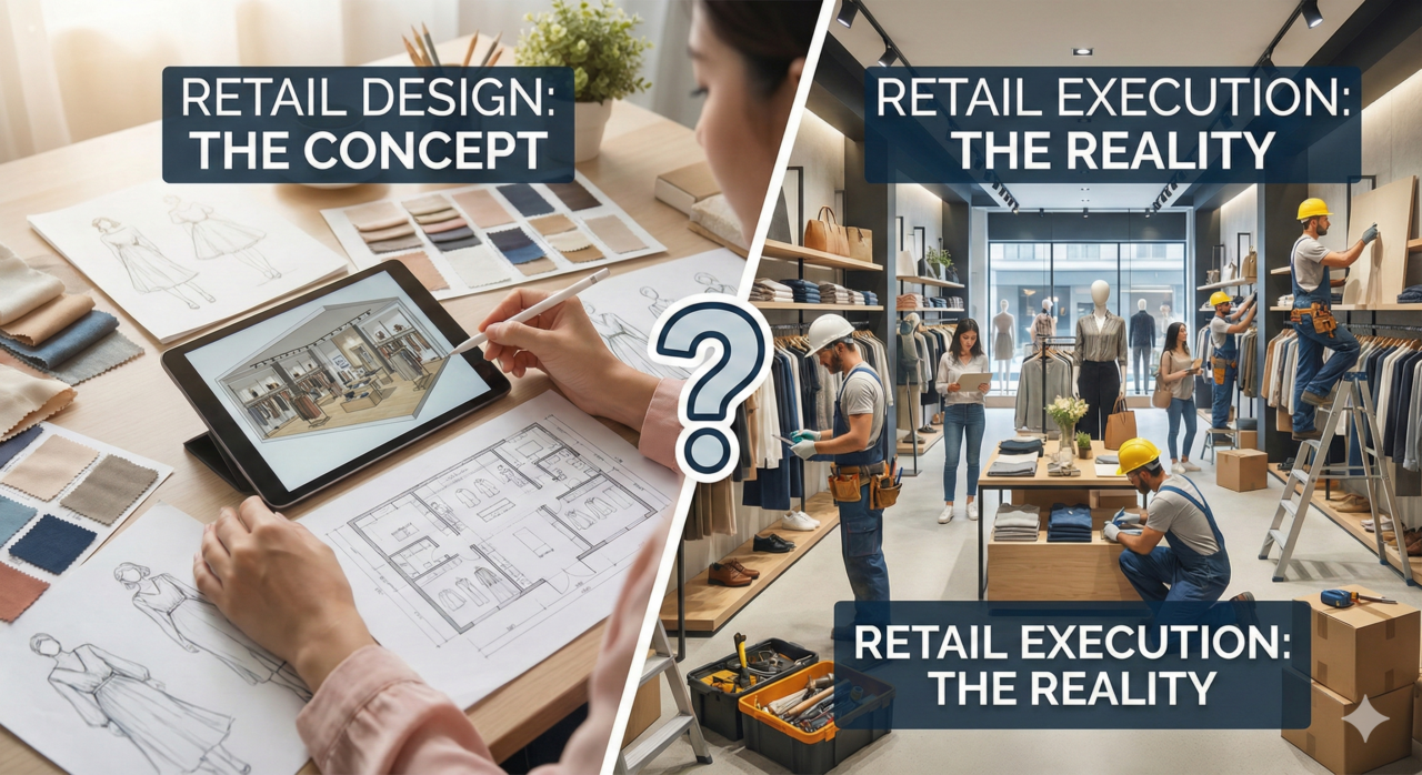 Retail Interior Execution vs Retail Design